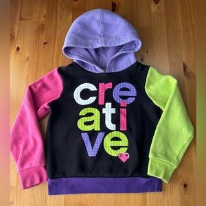 Girls' Lego Creative Pullover Color Block Hoodie Size M (5/6)